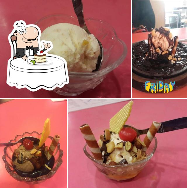 Temptations serves a number of sweet dishes