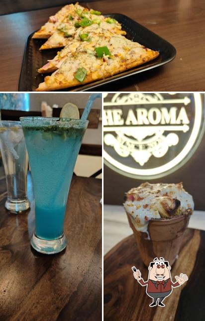 Food at The Aroma Cafe & Restaurant
