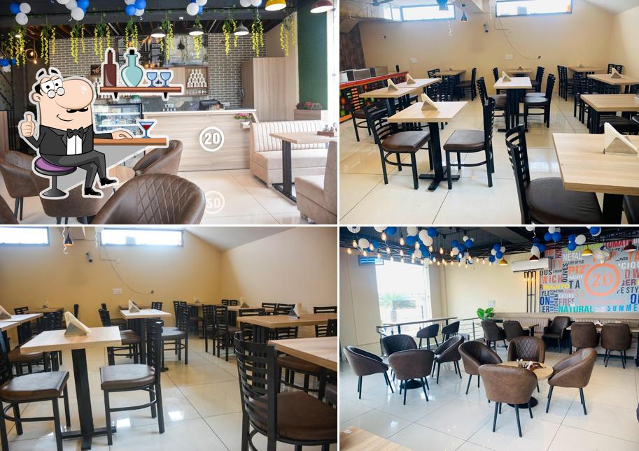 The interior of Top 20 Restaurant