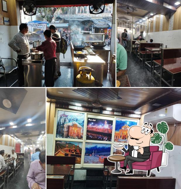 The interior of Triveni Restaurant