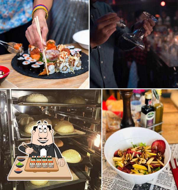 Scegli le varie opzioni di sushi