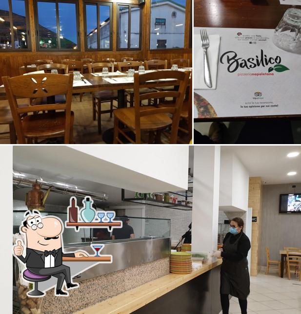 Dai un'occhiata agli interni di Pizzeria Basilico