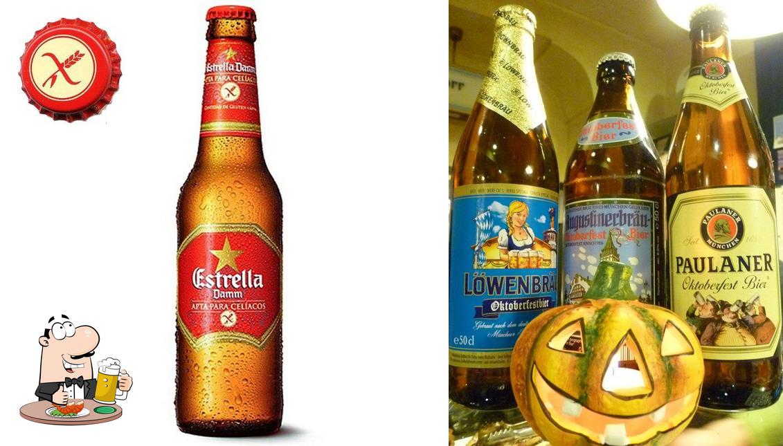 Puoi prenderti un rinfrescante bicchiere di birra chiara o scura