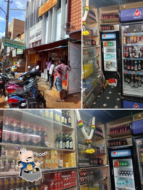 Take a look at the photo showing food and interior at Srinidhi Bar & Restaurant
