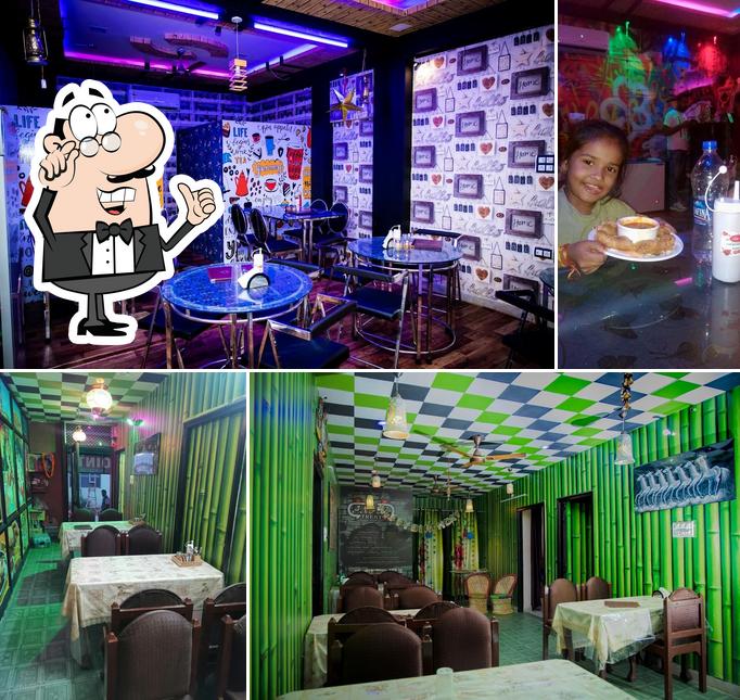 The interior of Angel Treat Point