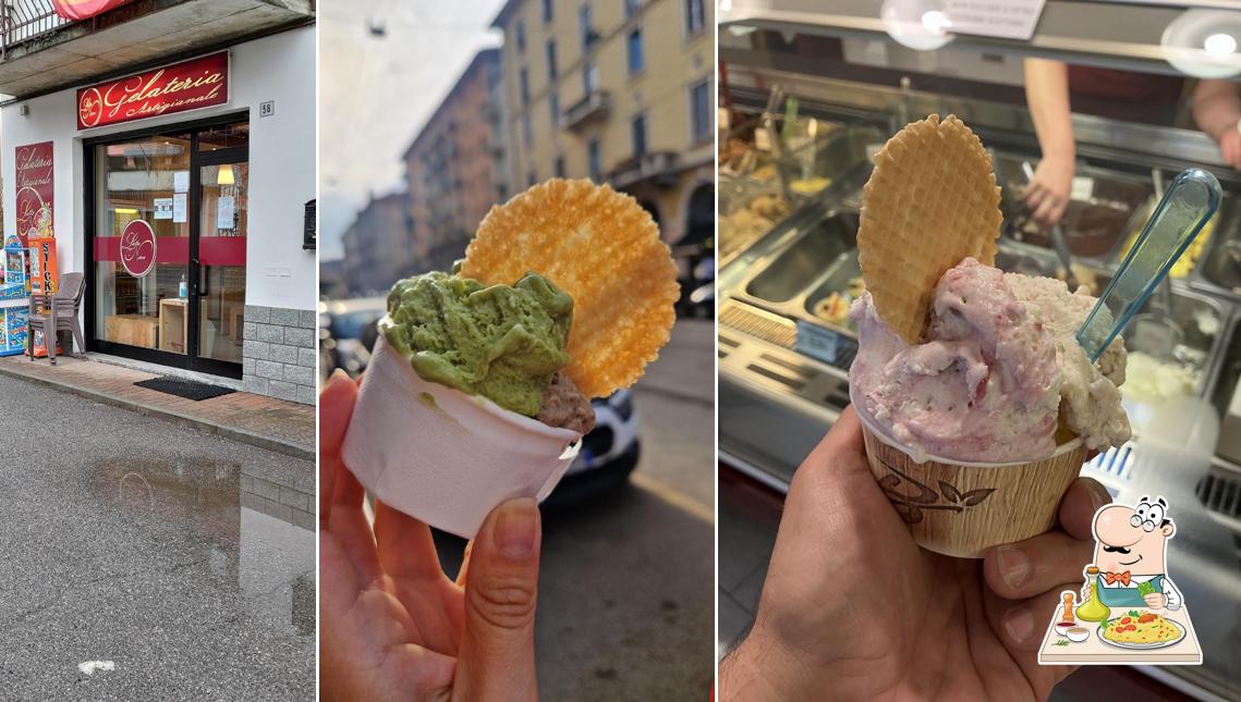 Cibo al Gelateria LatteNeve