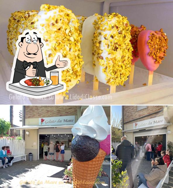 La cibo e interni del ristorante