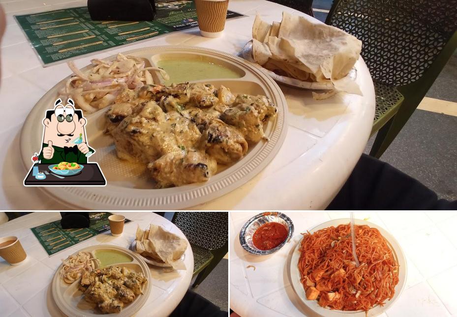 The restaurant's food and beverage