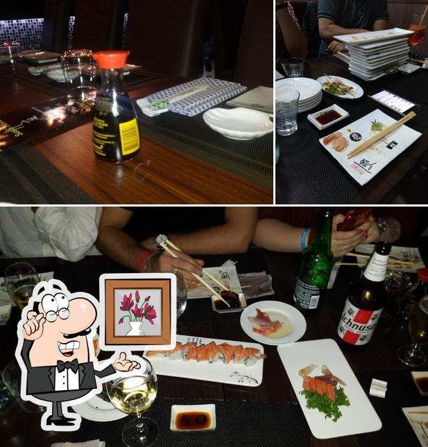 Gli interni di Kobe Sushi