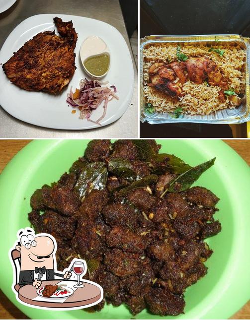 Order meat meals at Sree Narayana Vegiterian Hotel