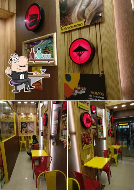 The photo of Wow! Momo’s interior and exterior