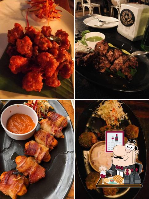 Brooks And Bonds Brewery offers meat dishes