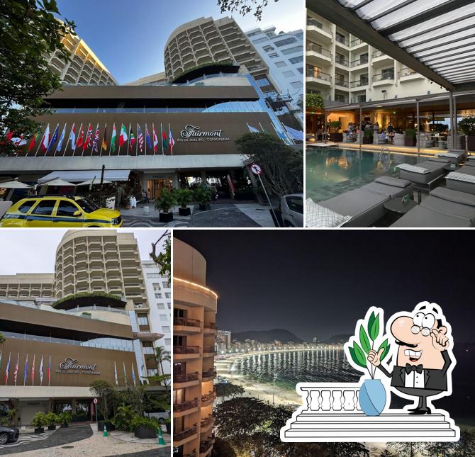 Você pode espairecer no exterior Fairmont Rio de Janeiro Copacabana
