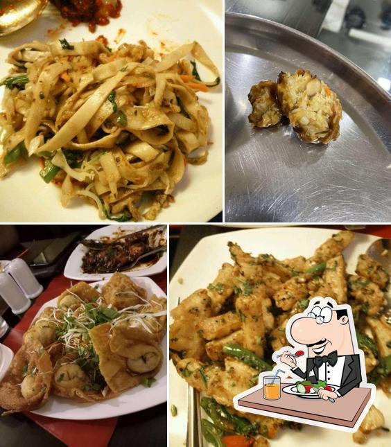 Food at Fire Bowl Restaurant