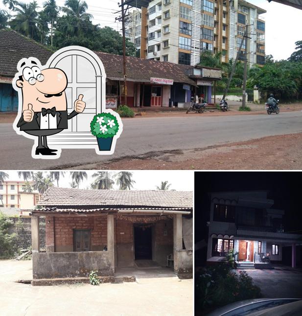 The exterior of Gajanana Restaurant