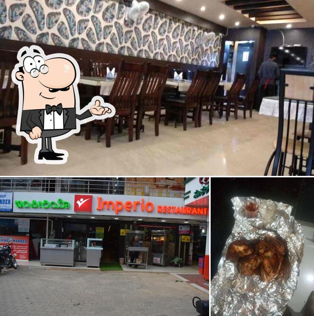 The interior of Imperio Restaurant, Kadugodi