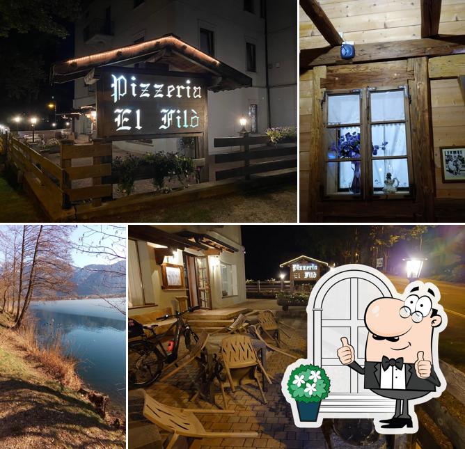 Gli esterni di Pizzeria El Filo'