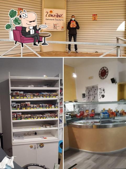 Gli interni di Snack Bar Zanzibar