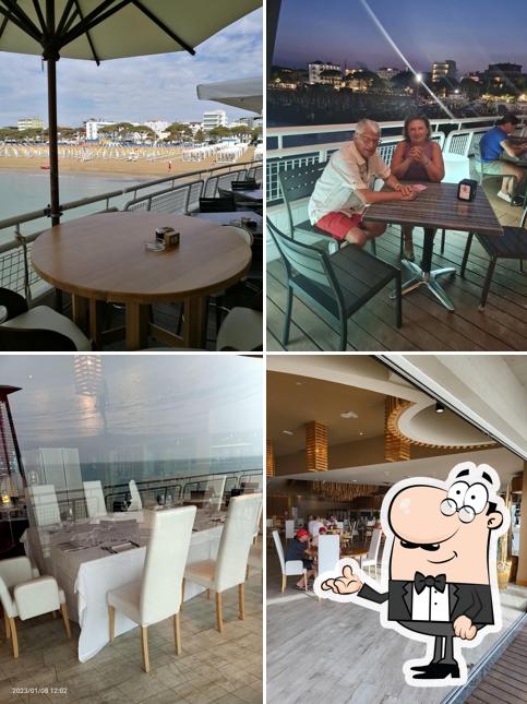 Gli interni di Terrazza a Mare