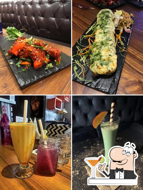 This is the image displaying drink and food at The Cafe Barrel