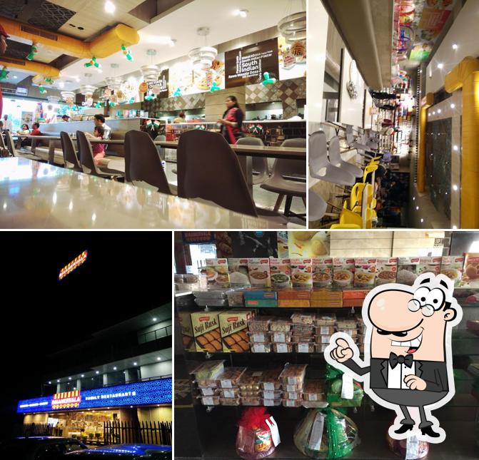 The interior of Bikanervala Lal kuan Ghaziabad