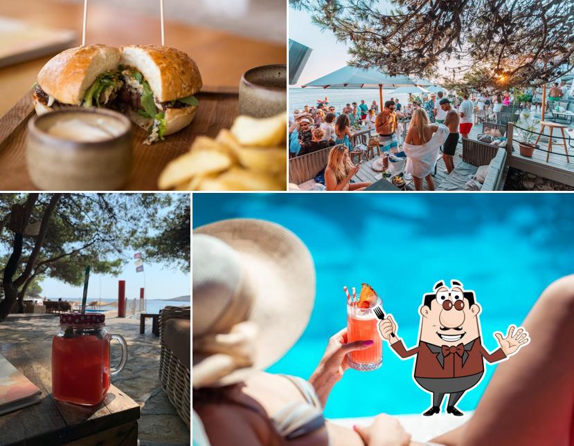 Cibo al Carpe Diem Beach Hvar
