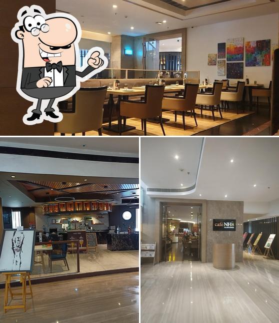 The interior of Cafe NH 8