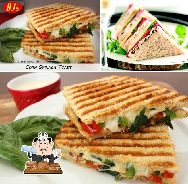 Have a sandwich at DJ's Cafe
