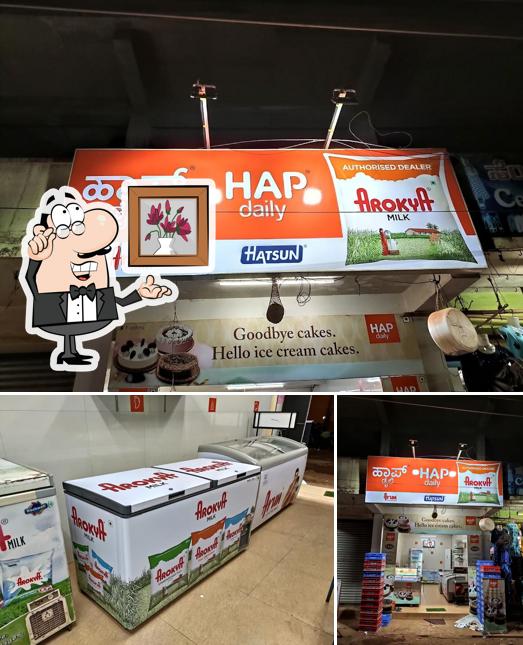 The interior of HAP Daily