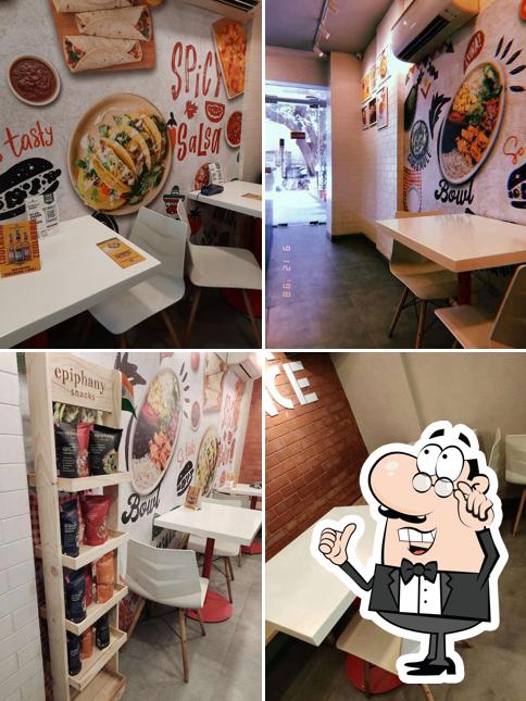 Check out how New York Burrito Company looks inside