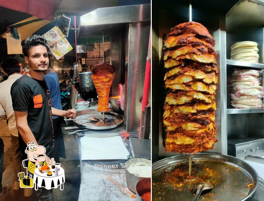 Food at Shawarma place