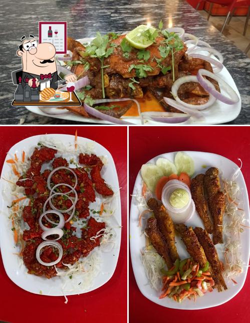 Pick meat dishes at Smriticharan Beach Shack