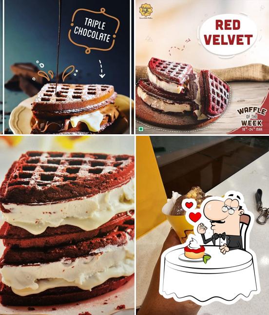 The Belgian Waffle Co. provides a variety of desserts