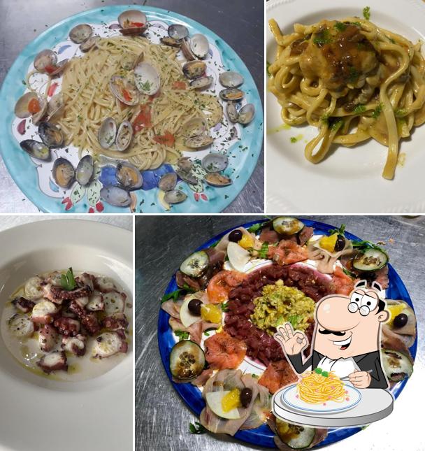 Spaghetti alla carbonara al Viamari