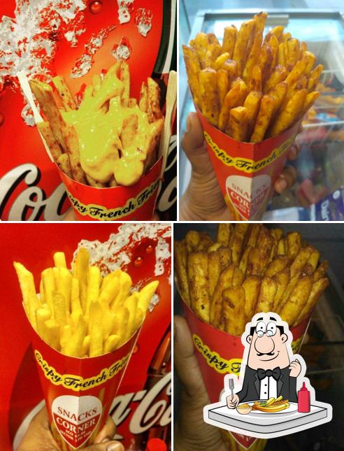 Taste chips at snacks corner