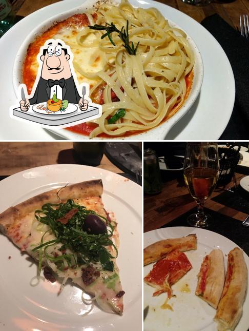 Comida em Quattro Pizza Bar