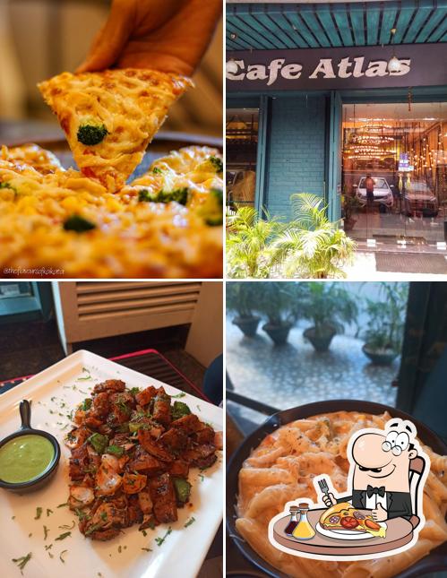 At Cafe Atlas, you can try pizza