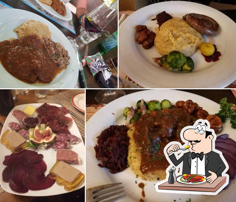 Cibo al Grotto Ticinese