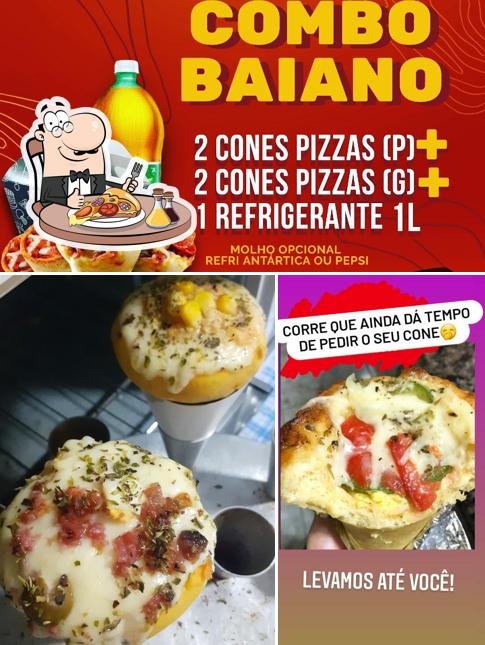 Consiga pizza no Cone Show