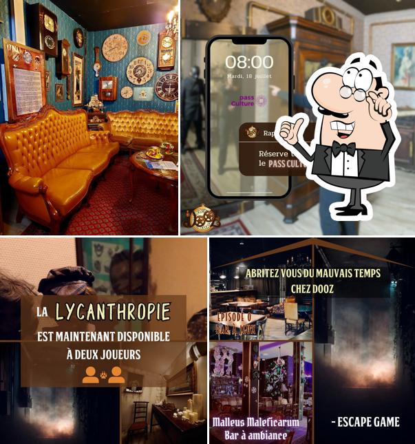 Installez-vous à l'une des tables de DOOZ ESCAPE GAME STRASBOURG