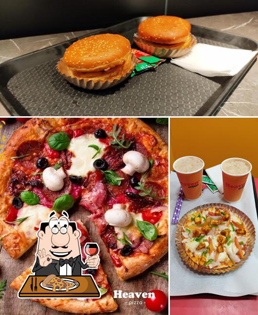Pick pizza at Heaven Pizza, Kasaba Bawada