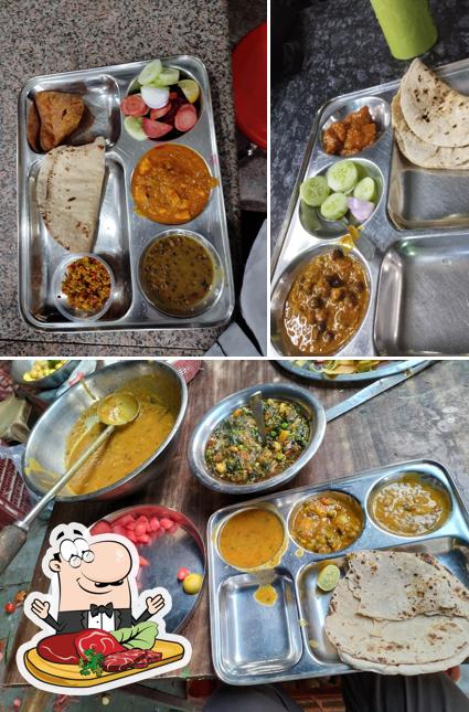 Order meat dishes at Laxmi Mess Kunhari