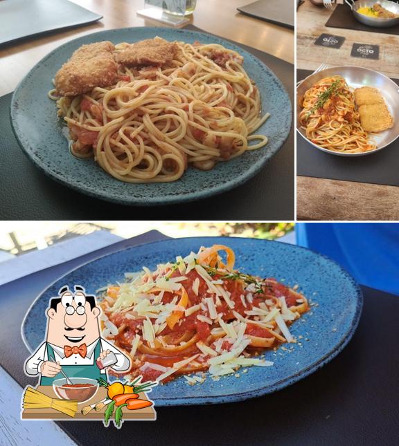 Esparguete à bolonhesa em Octo Cozinha do Mar