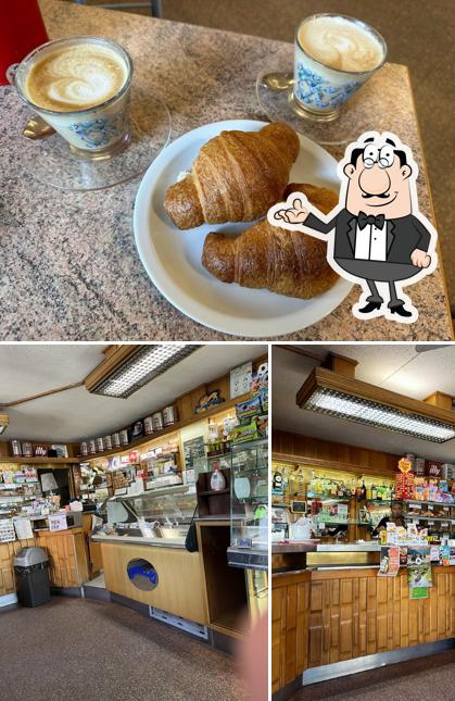 Dai un’occhiata alla foto che mostra la interni e cibo di Pasticceria Gelateria Gally