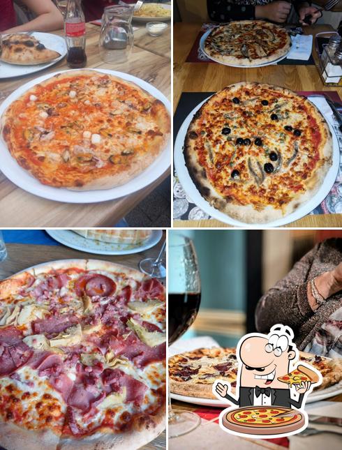 Essayez différents genres de pizzas