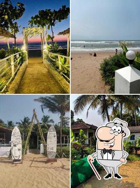 The exterior of Sunset Cafe Beach Stay Gokarna