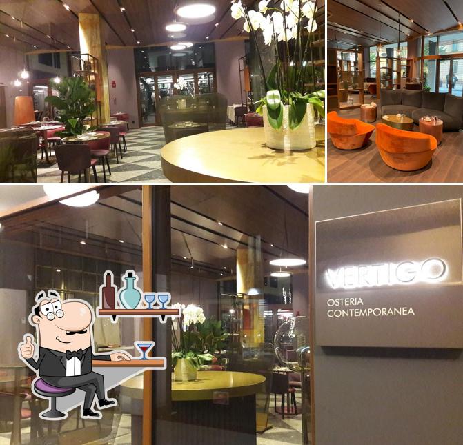Dai un'occhiata agli interni di Vertigo Osteria Contemporanea
