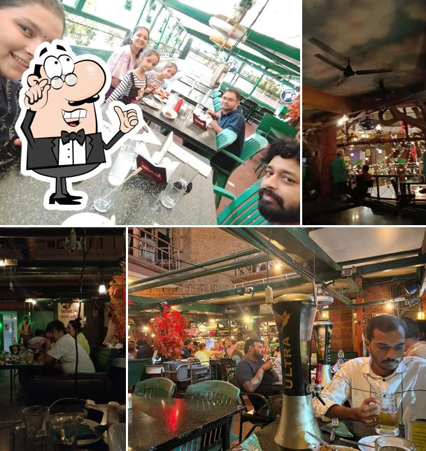 The interior of Beer Garden