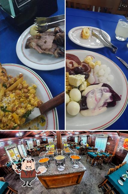 O Churrascaria Recanto do Sul se destaca pelo comida e interior