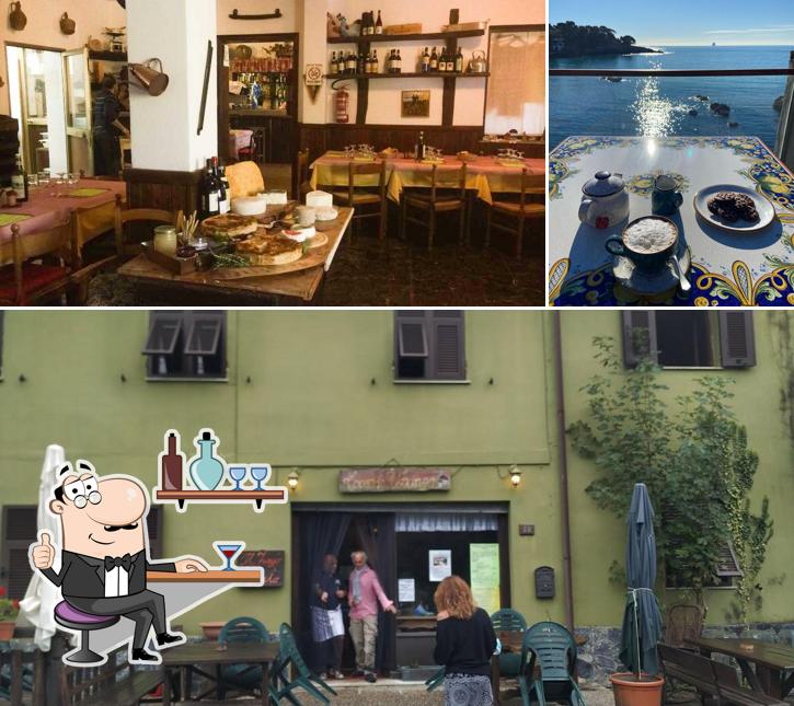 Gli interni di Locanda Il Fungo